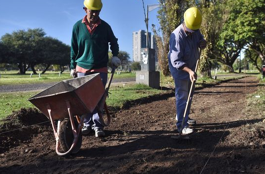 Renovación del Parque Federal: Ya está en construcción el nuevo sendero peatonal | Noticias