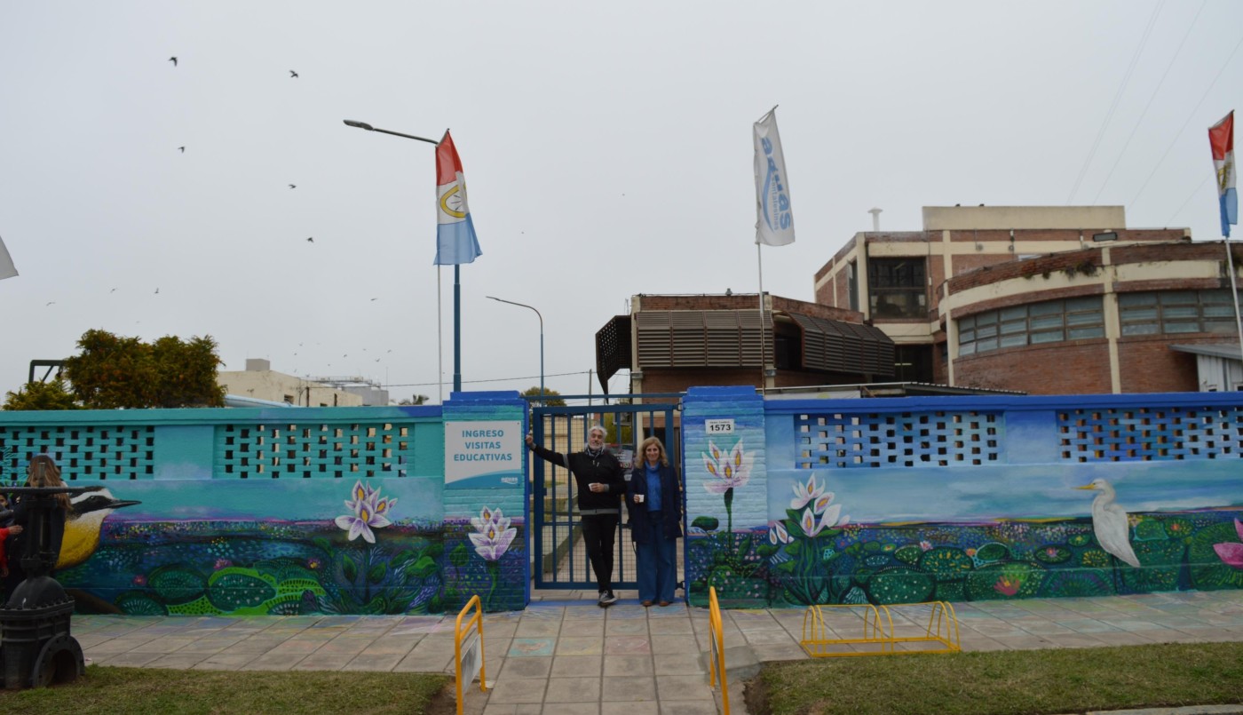 Assa presentó un mural en la planta potabilizadora de Santa Fe | Información General