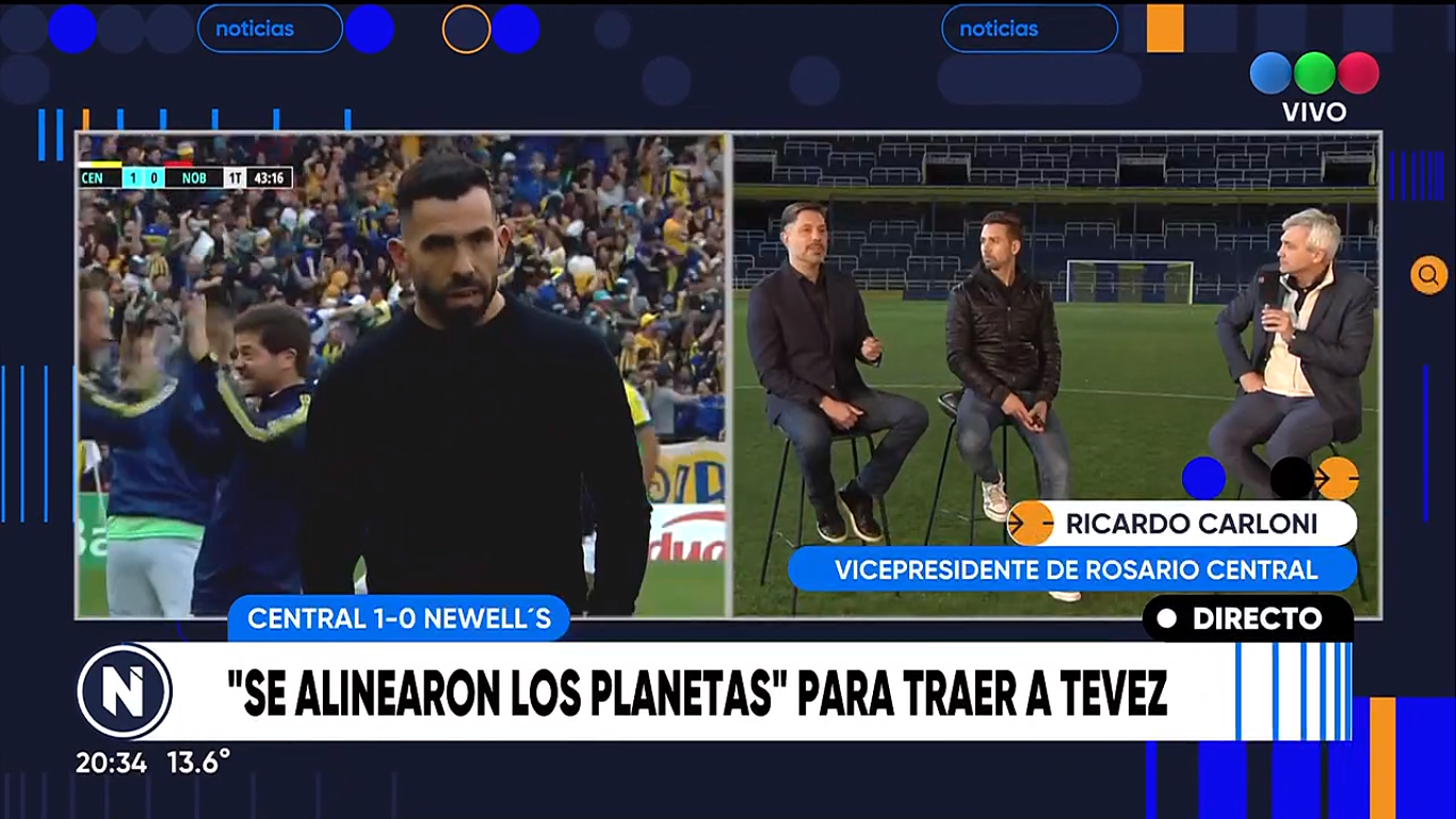 Ricardo Carloni: “Tevez le va a dar muchísimo a Central” | Deportes