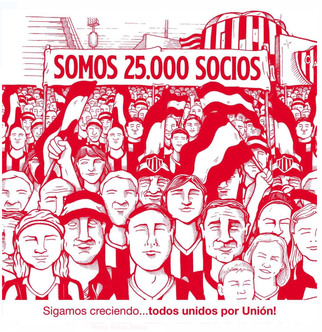 Unión informó que llegó a los 25 mil socios | Deportes