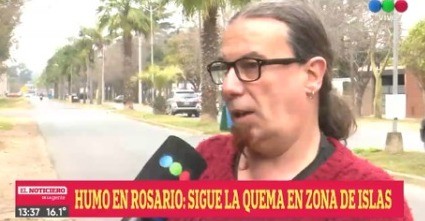 Humo en Rosario: sigue la quema en la zona de las islas | Noticias