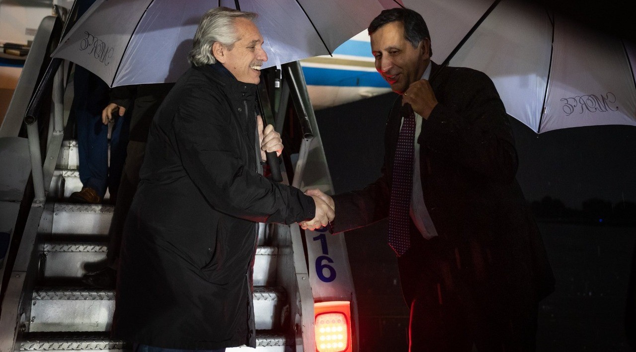 Alberto Fernández llegó a Colombia para asistir a la asunción de Gustavo Petro | Nacionales