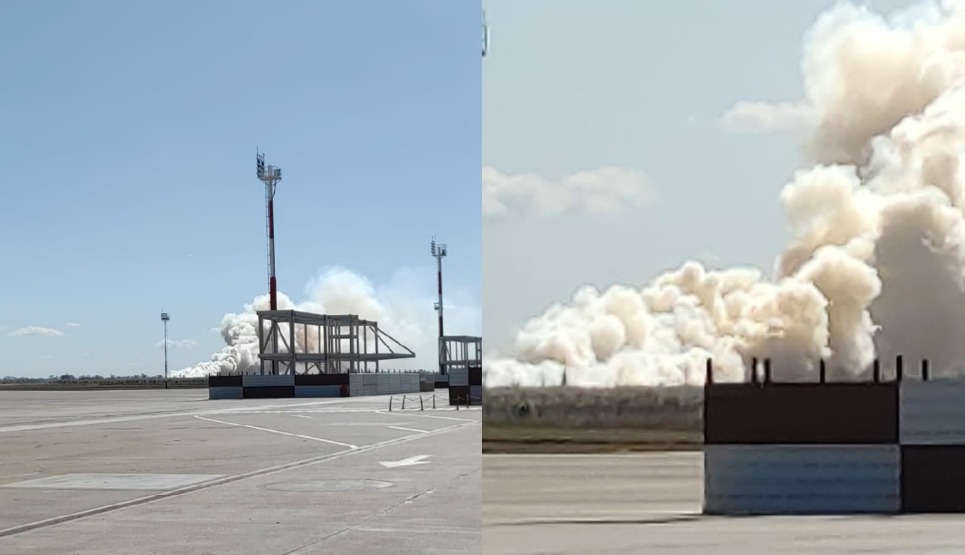 Aeropuerto de Rosario: se desató un incendio cerca de la pista que provocó demoras | Noticias