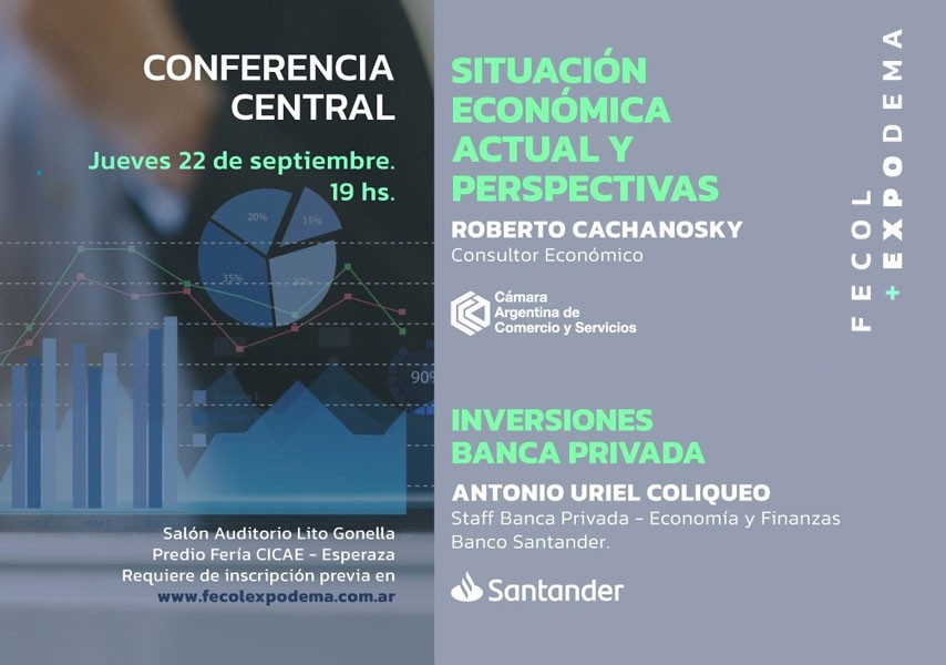 Antonio Uriel Coliqueo y Roberto Cachanosky disertarán este jueves sobre economía en FECOL + EXPODEMA | Información General