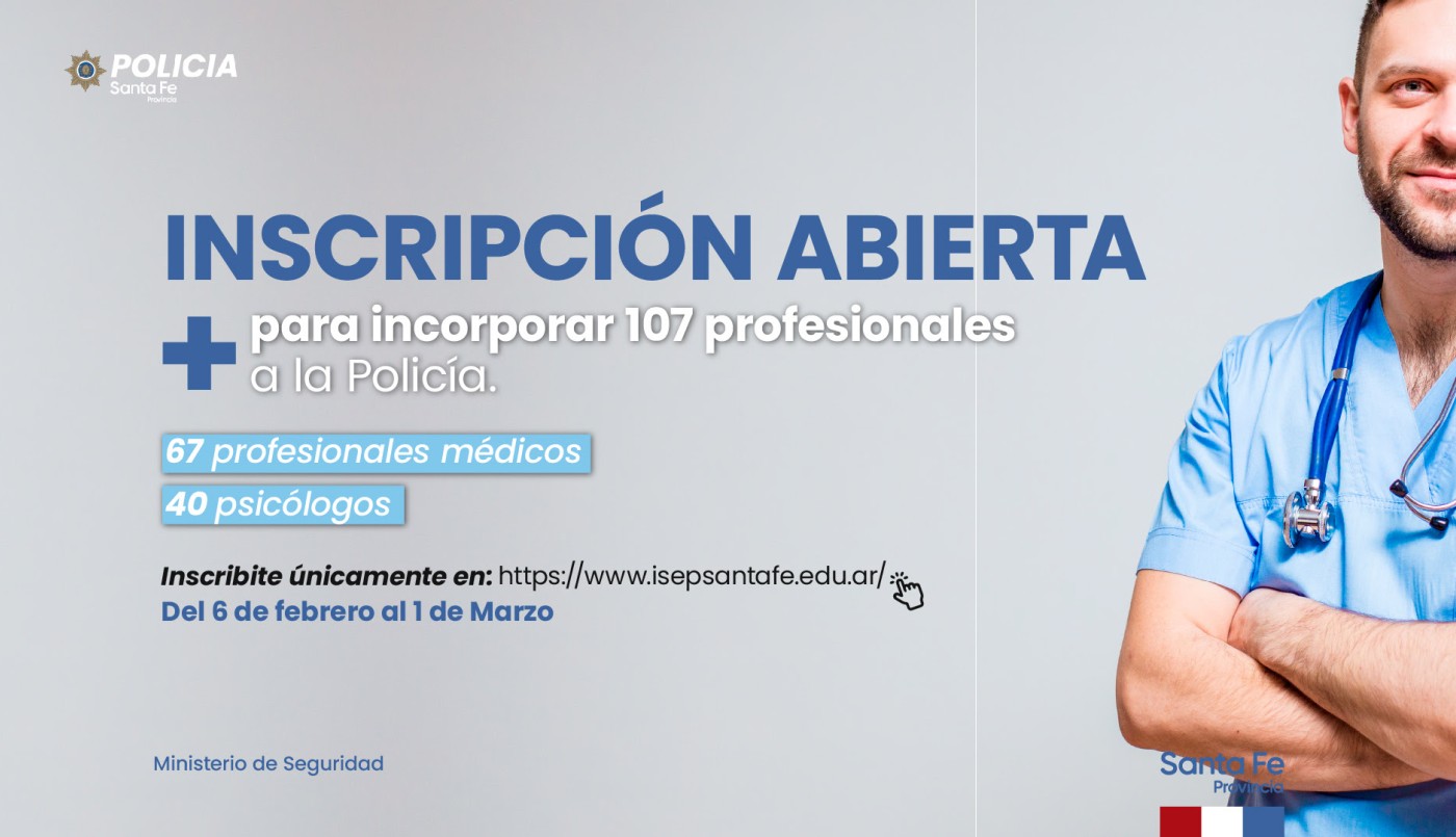 Abre la convocatoria para el ingreso de médicos y psicólogos a la Policía | Información General