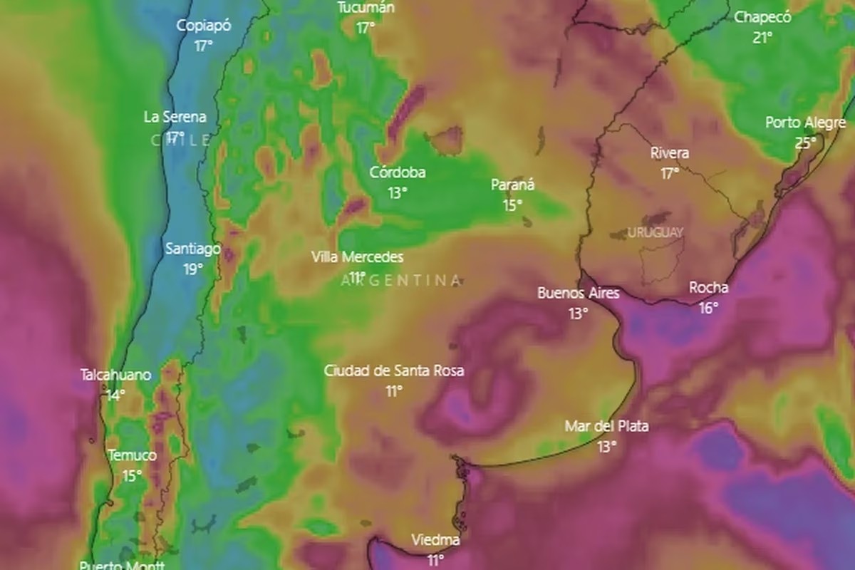 Vientos y tormentas: gran parte del país se encuentra bajo alerta por fuertes lluvias | Nacionales