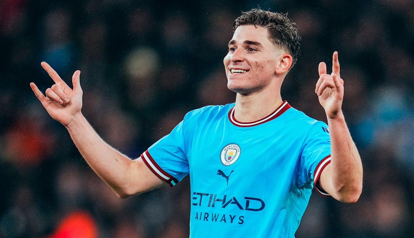 Julián Álvarez anotó dos veces en la goleada del Manchester City | Deportes