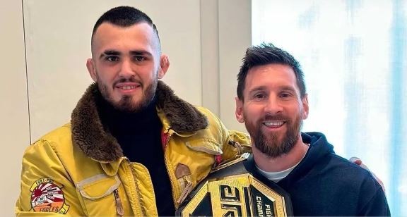 Messi recibió en su casa a Staropoli, el campeón argentino de artes marciales mixtas | Deportes