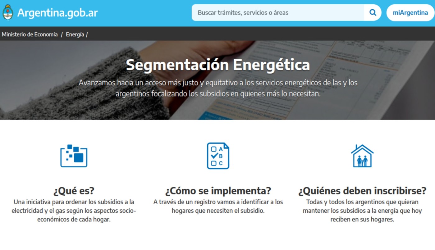 La EPE recuerda que sigue abierta la inscripción al Registro de Acceso a los Subsidios a la Energía | Información General