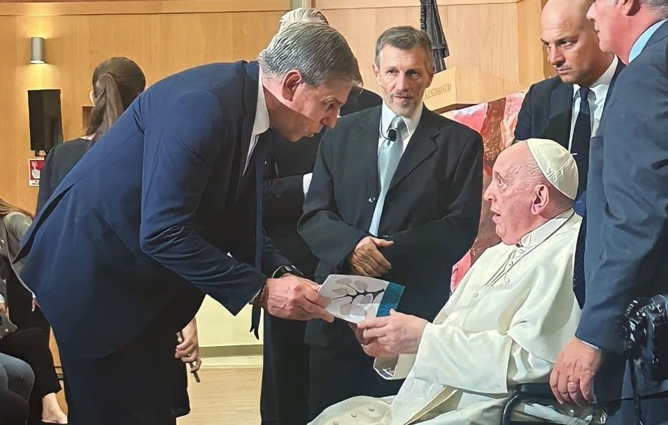 Jatón visitó al Papa en su viaje al Vaticano | Información General