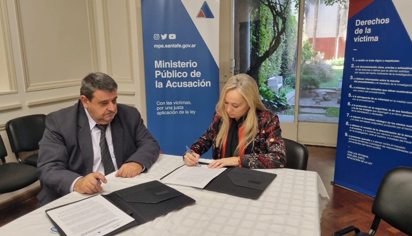 Asistencia económica a víctimas de delitos: el MPA firmó un convenio con la Caja de Pensiones Sociales Ley 5.110 | Información General