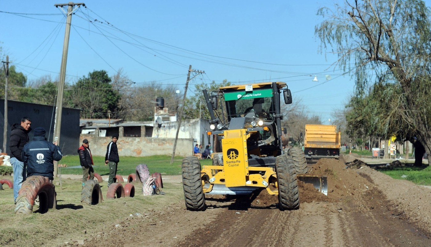 Trabajos de mejoras en calles del barrio Estanislao López | Información General