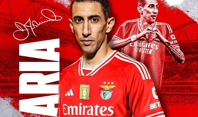 Ángel Di María fue presentado como nuevo refuerzo del Benfica | Deportes