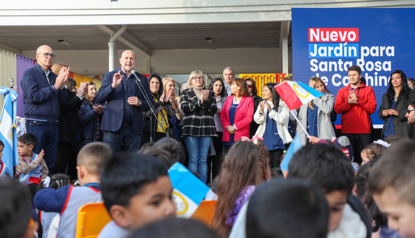 Inauguraron el nuevo edificio del Jardín de Infantes N°99 de Santa Rosa de Calchines | Noticias