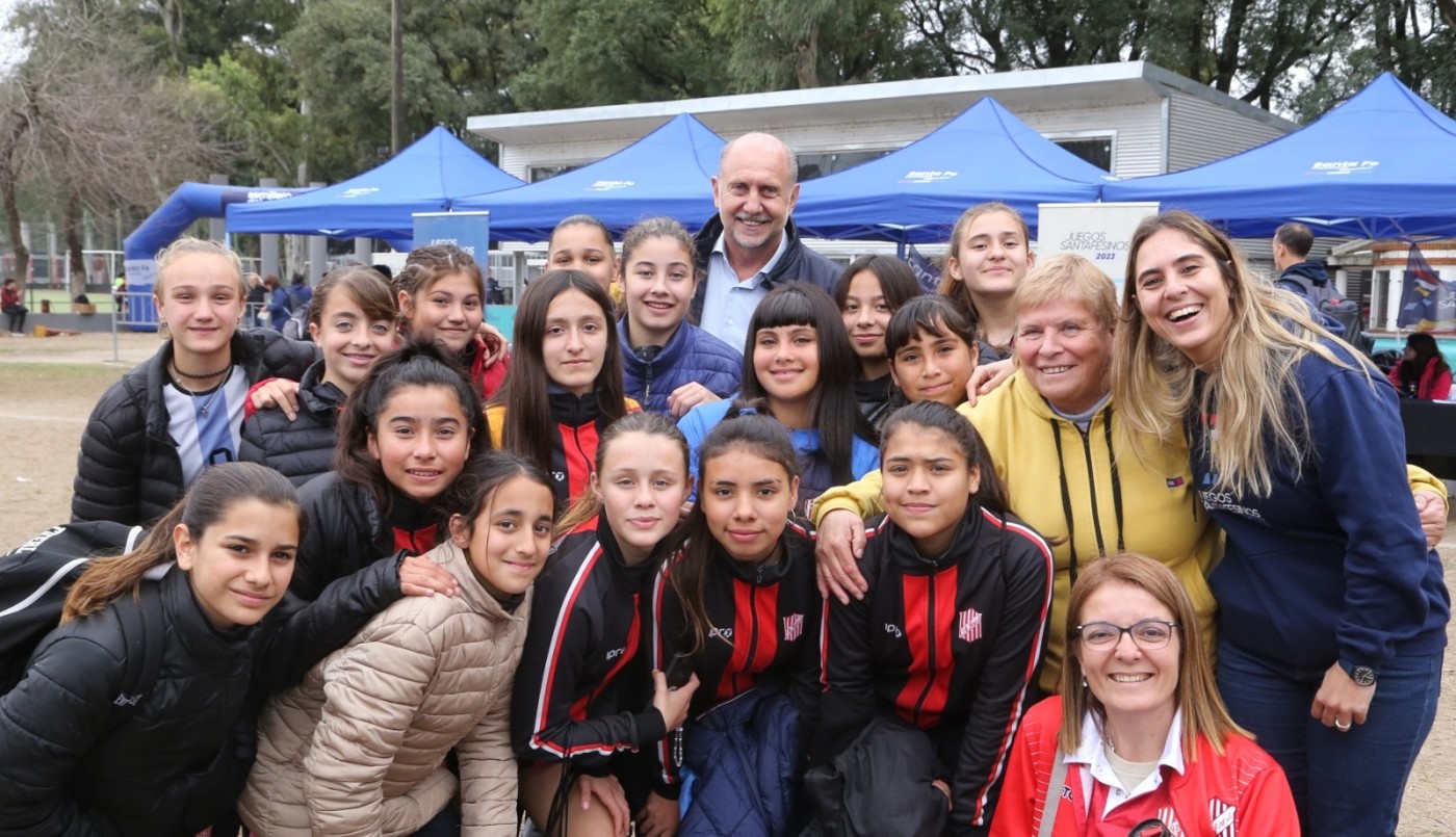 Perotti encabezó el acto de apertura de las finales de los Juegos Santafesinos 2023 | Deportes