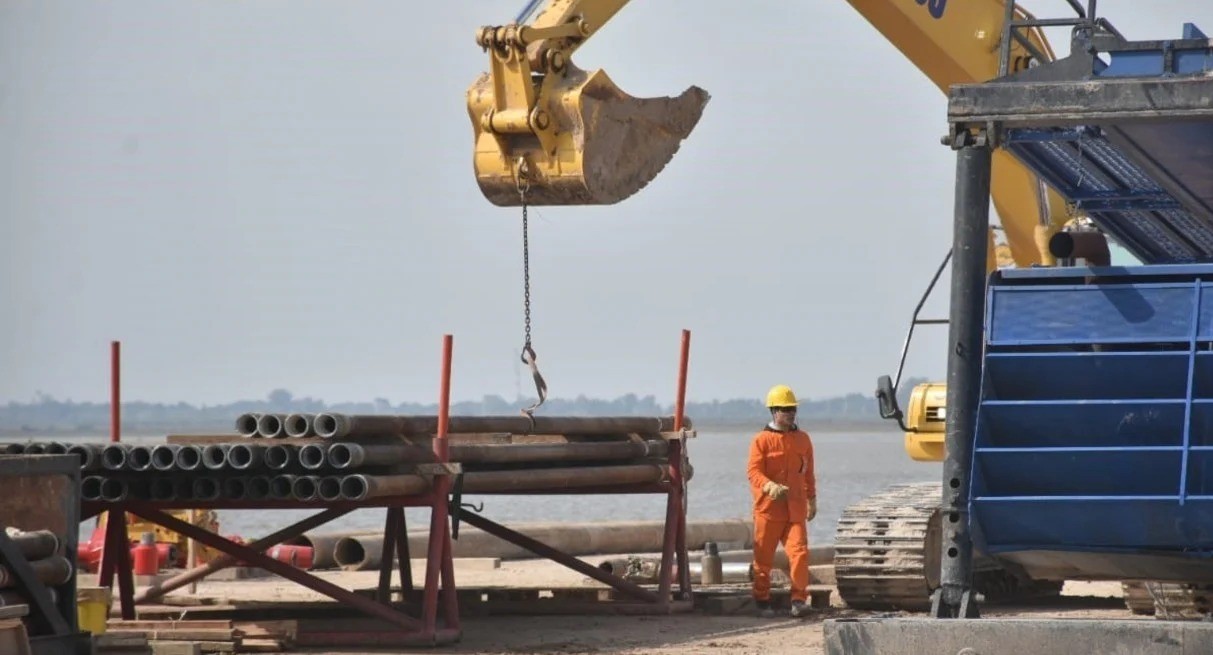 Gasoducto Gran Santa Fe: la perforación para cruzar la laguna avanzó 600 metros | Información General