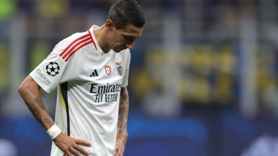 Di María salió con una molestia en la derrota de Benfica ante Inter | Deportes