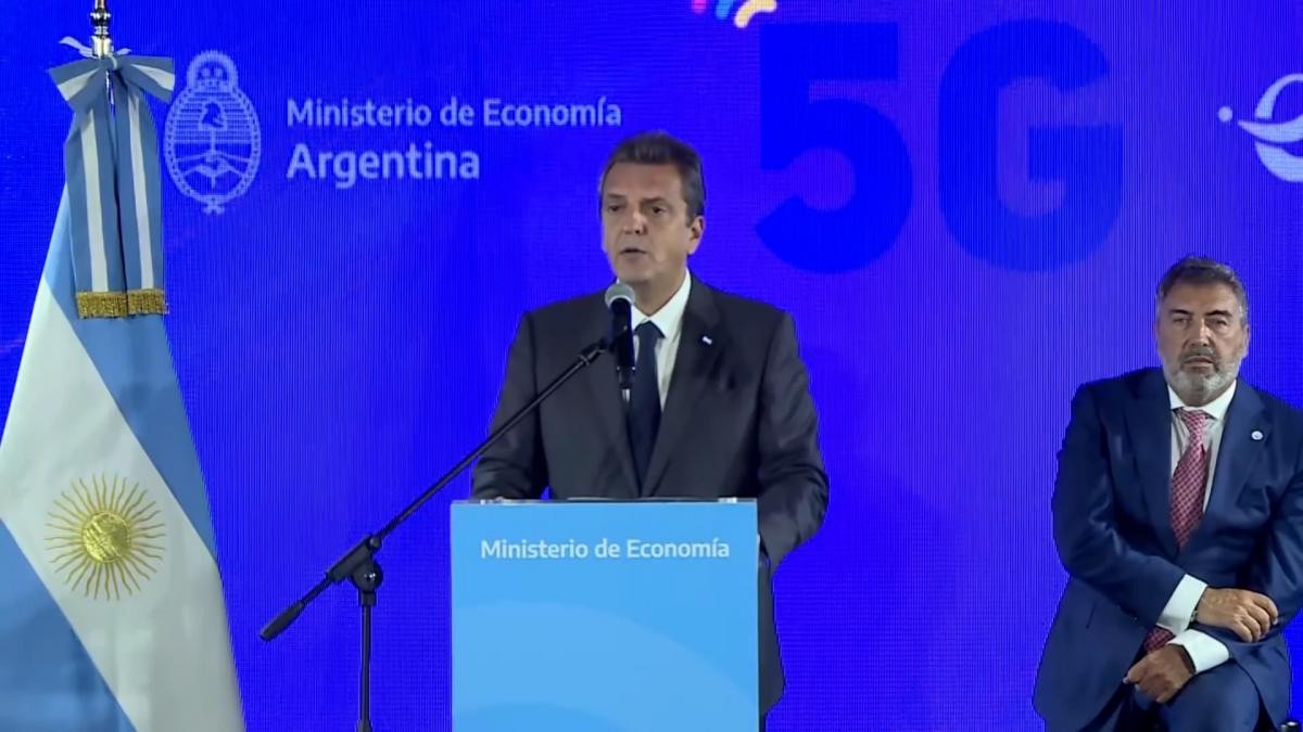 Sergio Massa anunció la licitación del 5G: Argentina obtendrá unos u$s 900 millones | Nacionales