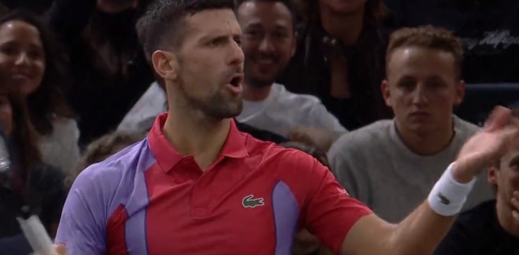 La reacción de Djokovic al ser abucheado en el Masters 1000 de París | Deportes