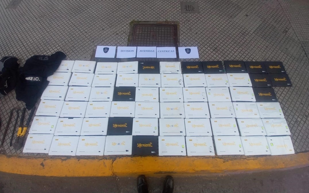 Detuvieron a 5 menores por el robo de 142 computadoras | Nacionales