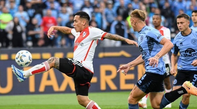 River se lo ganó en la última pelota a Belgrano | Deportes