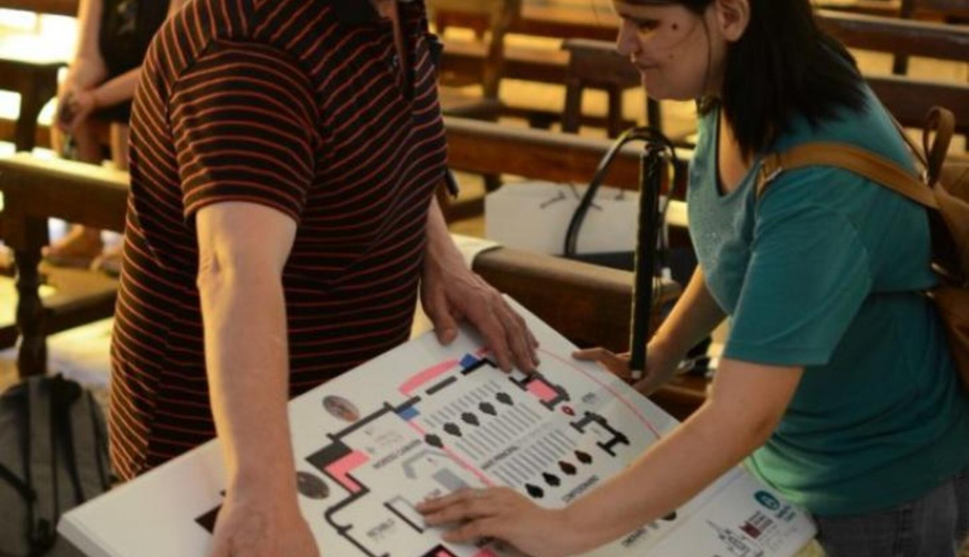 La Basílica de Guadalupe sumó un plano háptico para ayudar a personas ciegas y con disminución visual | Información General