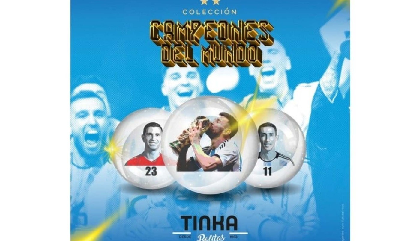 Una fábrica santafesina de bolitas lanza una colección especial con los campeones del Mundo | Deportes