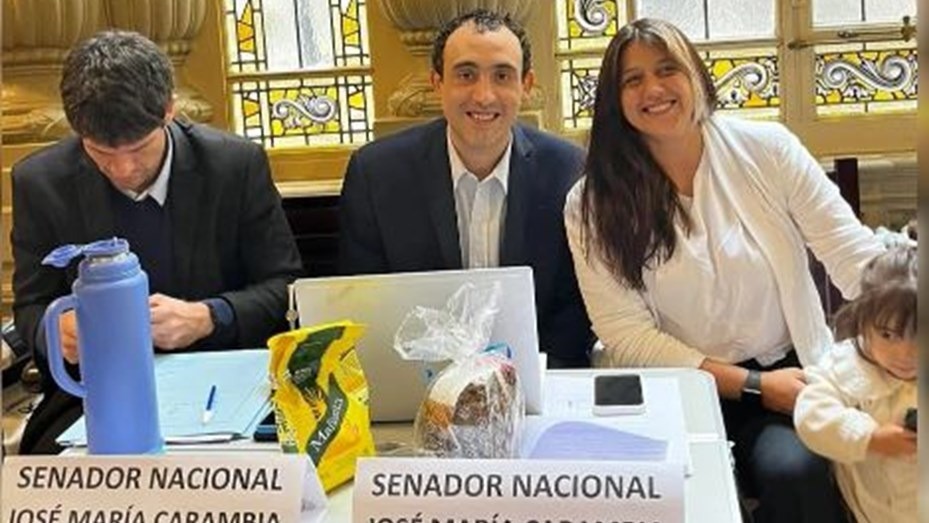 "Piquete" en el Senado: un legislador se quedó sin despacho y se instaló en el pasillo del Congreso | Nacionales