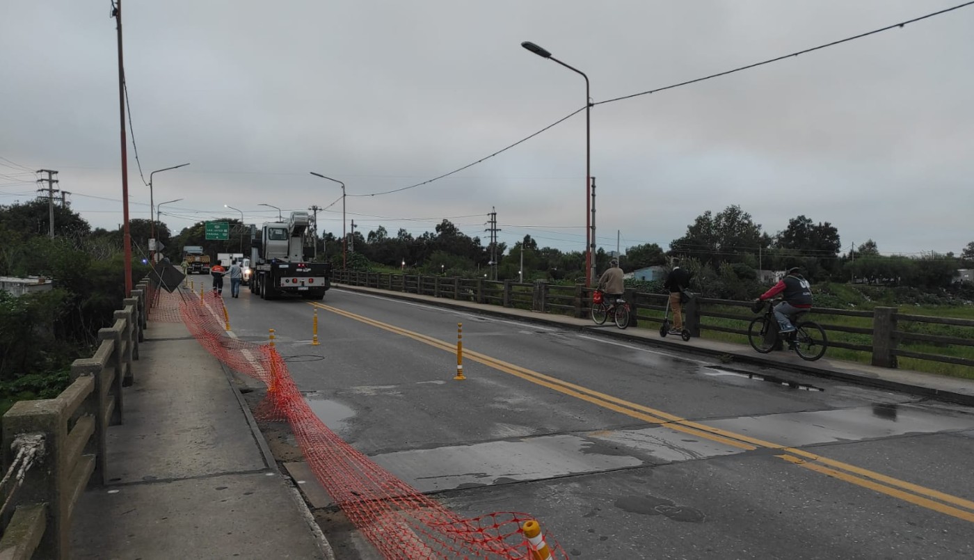 Carretero: Se habilitó el paso de motos y bicicletas durante la instalación del bailey | Información General