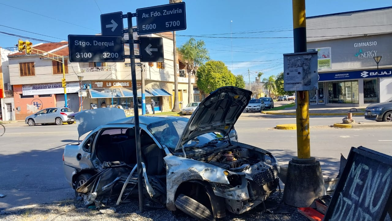 Fuerte choque en Facundo Zuviría: Murió una mujer de 29 años | Información General