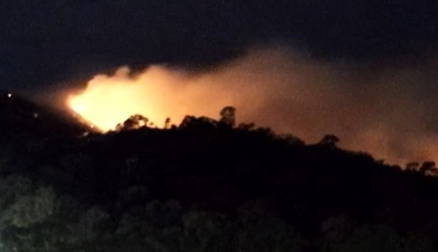 Tandil: devastador incendio forestal en el Cerro de la Cruz | Nacionales