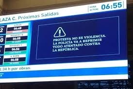 El Gobierno usó las estaciones de tren para advertir sobre la represión en la marcha de jubilados | Nacionales