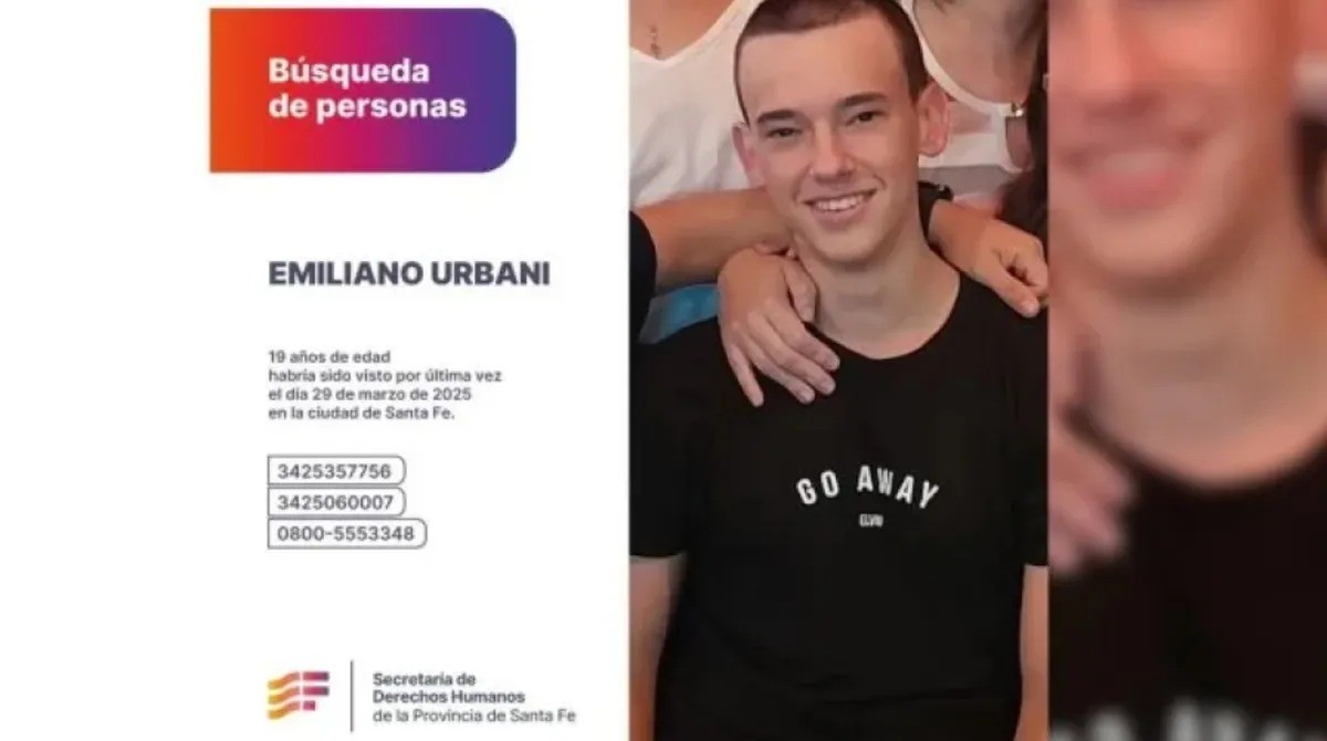 Convocan a una búsqueda masiva de Emiliano Urbani | Policiales