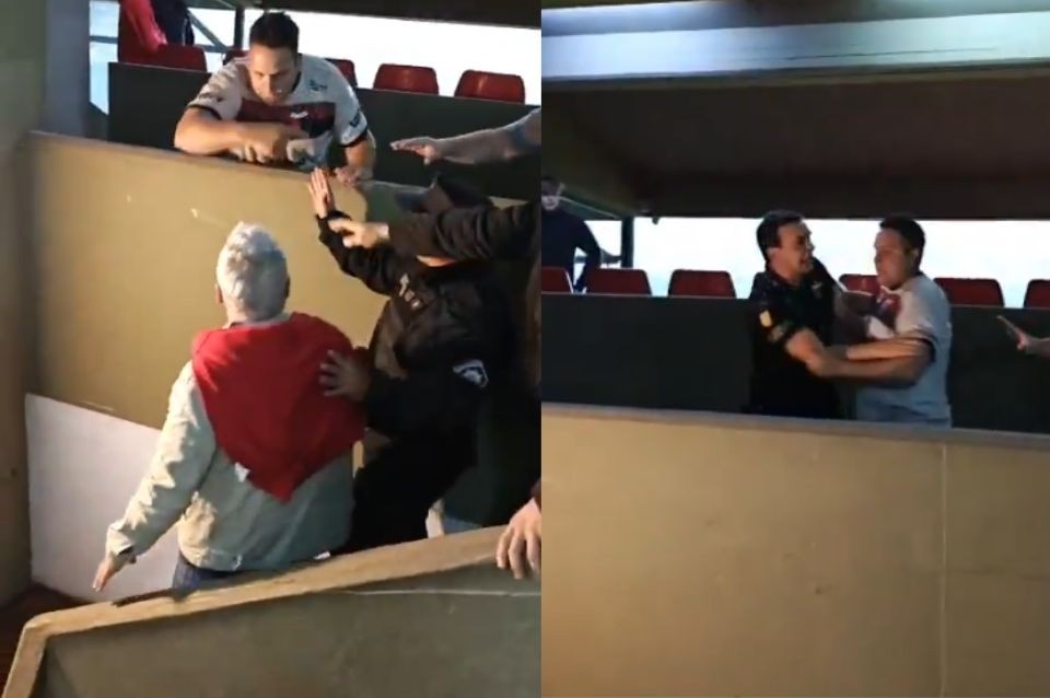 Los hinchas de Colón explotaron contra la dirigencia y hubo un tenso cruce | Deportes