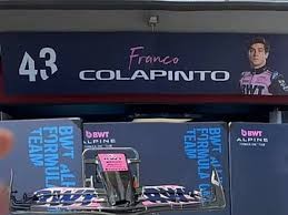 El cartel de Colapinto y su monoplaza ya están presentes en Imola | Deportes