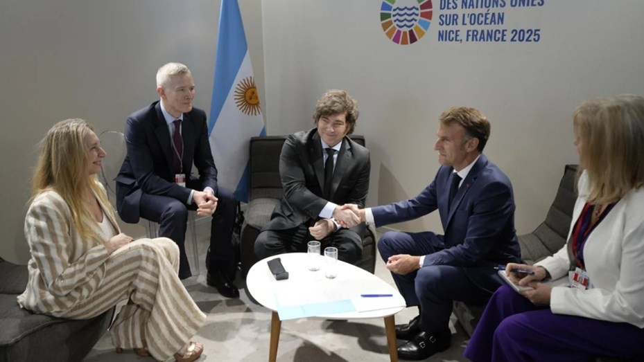 Milei participó de una conferencia de la ONU y mantuvo una reunión bilateral con Macron | Nacionales