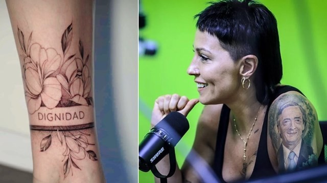 Mayra Mendoza se tatuó una tobillera con la palabra "dignidad" en respaldo a Cristina Kirchner | Nacionales