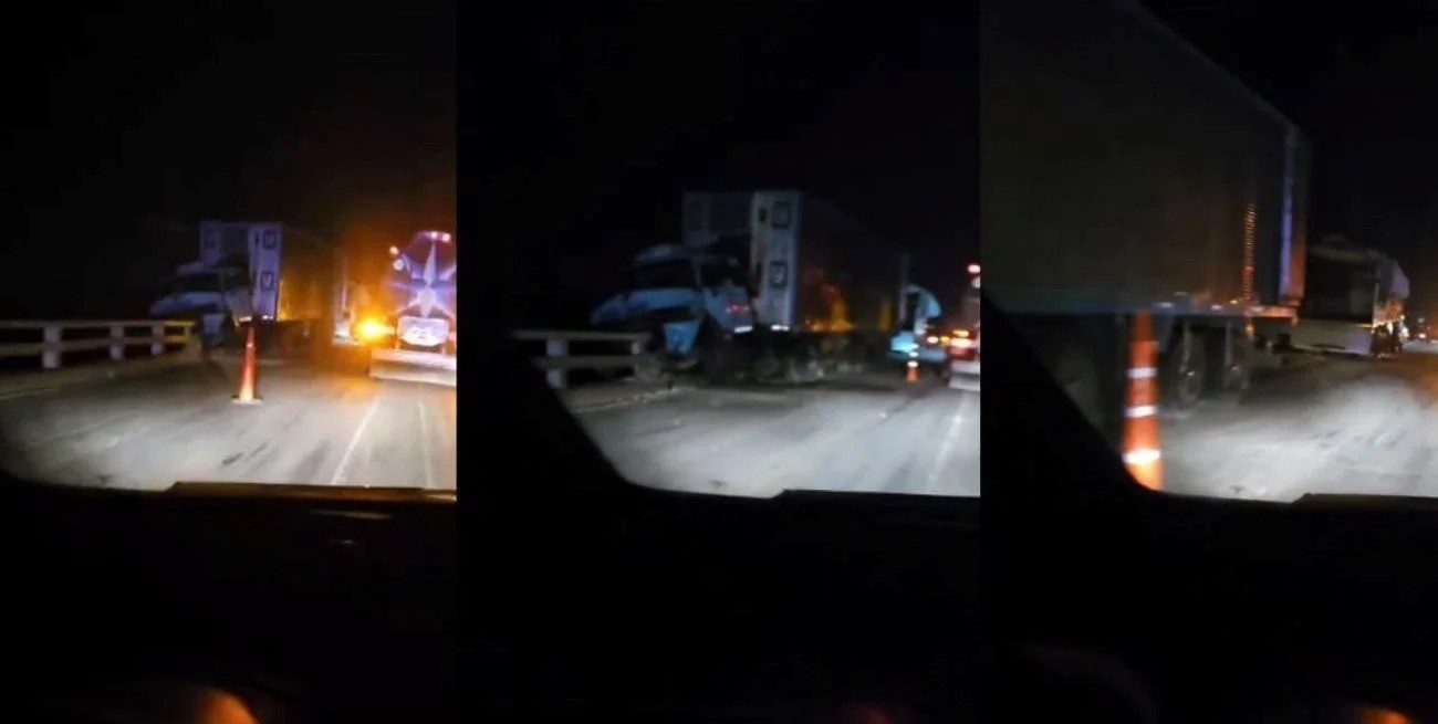 Dos camiones chocaron en la Ruta Nacional 34 | Policiales