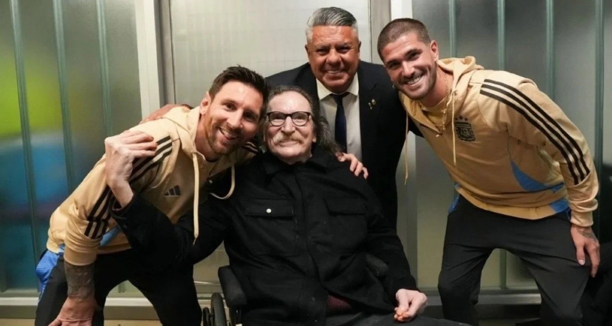 La foto que emocionó al país: Charly García y Messi se encontraron en el Monumental | Espectaculos