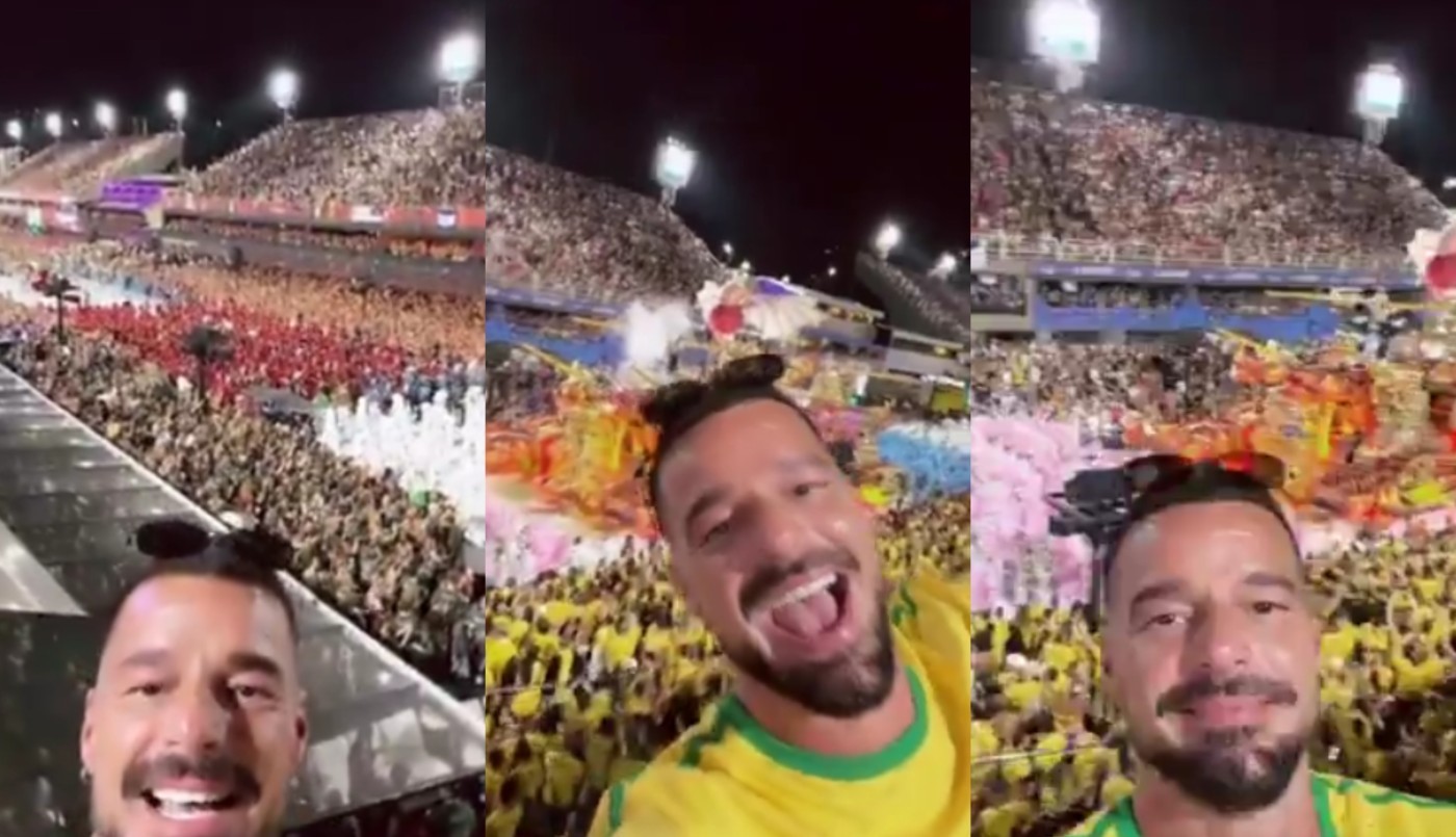 Ricky Martin sorprendió con su presencia en los carnavales en Río de Janeiro | Espectaculos