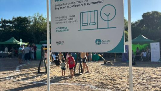 Quedó inaugurada una nueva plaza sustentable en barrio El Pozo