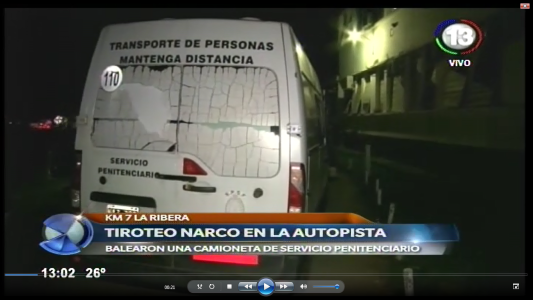 ATENTADO NARCO EN LA AUTOPISTA