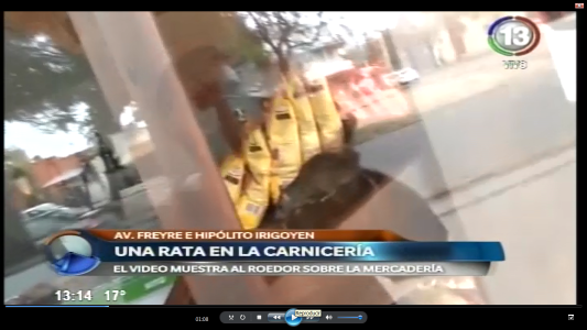 UNA RATA EN LA CARNICERÍA