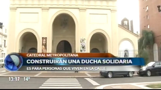 DUCHA SOLIDARIA EN LA CATEDRAL