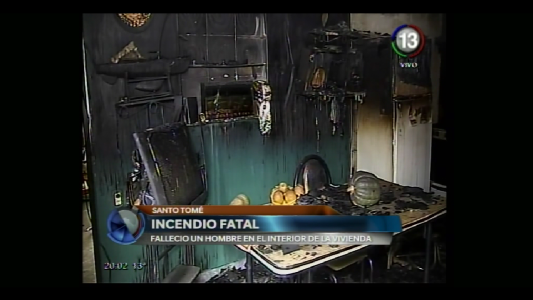 INCENDIO FATAL EN SANTO TOMÉ