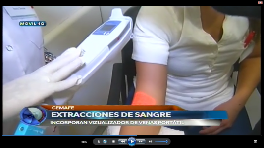VISUALIZADOR DE VENAS EN EL CEMAFE
