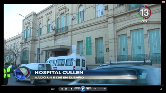 NACIMIENTO EN EL BAÑO DEL CULLEN