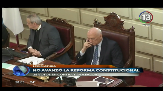 REFORMA CONSTITUCIONAL SIN TRATAMIENTO