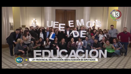 MEDIA SANCIÓN A LA LEY DE EDUCACIÓN DE LA PROVINCIA