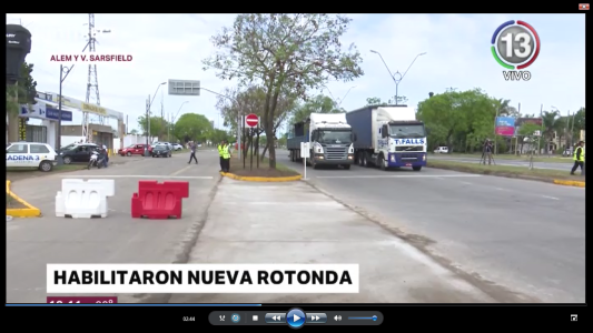 ROTONDA EN ALEM Y VÉLEZ SARSFIELD